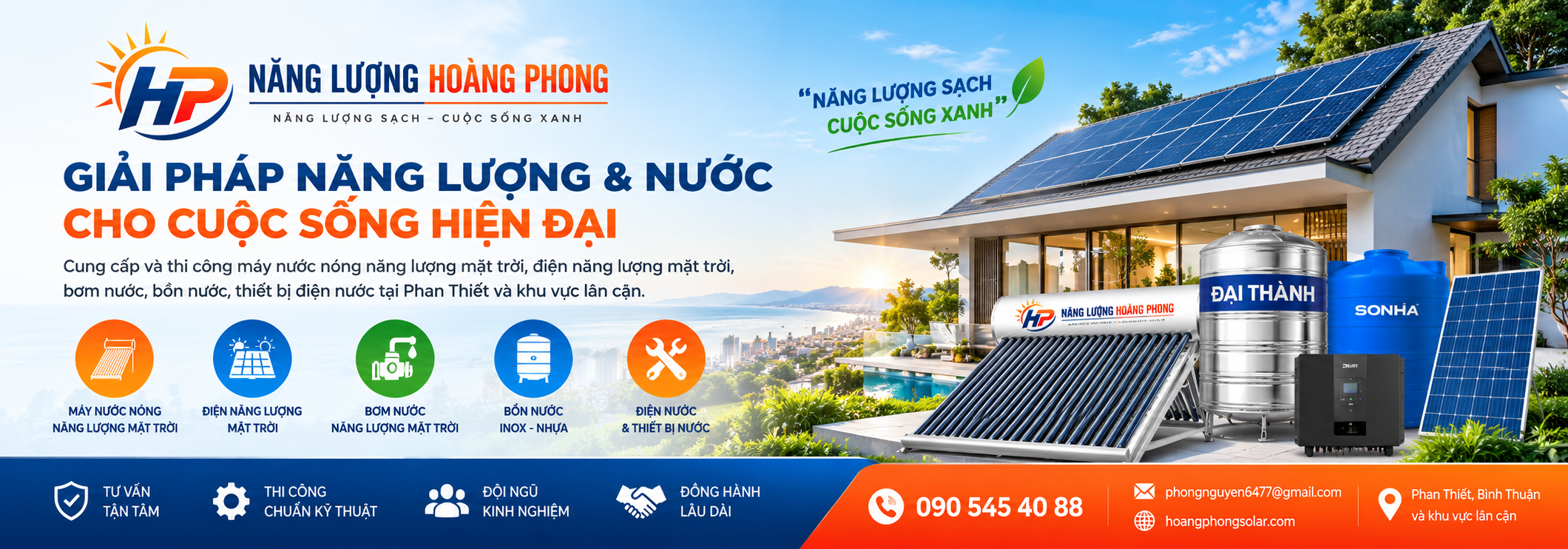 Công Trình Bơm Nước Năng Lượng Mặt Trời Cho Trang Trại Tại Bình Thuận