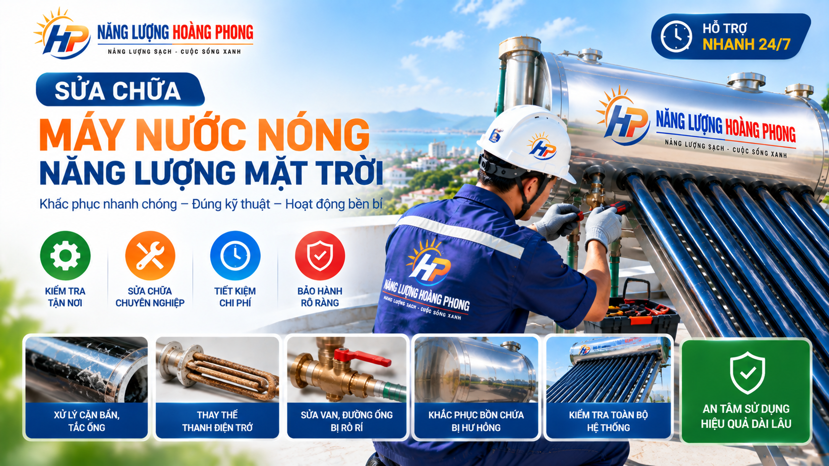 Sửa Chữa Máy Nước Nóng Năng Lượng Mặt Trời Tại Phan Thiết