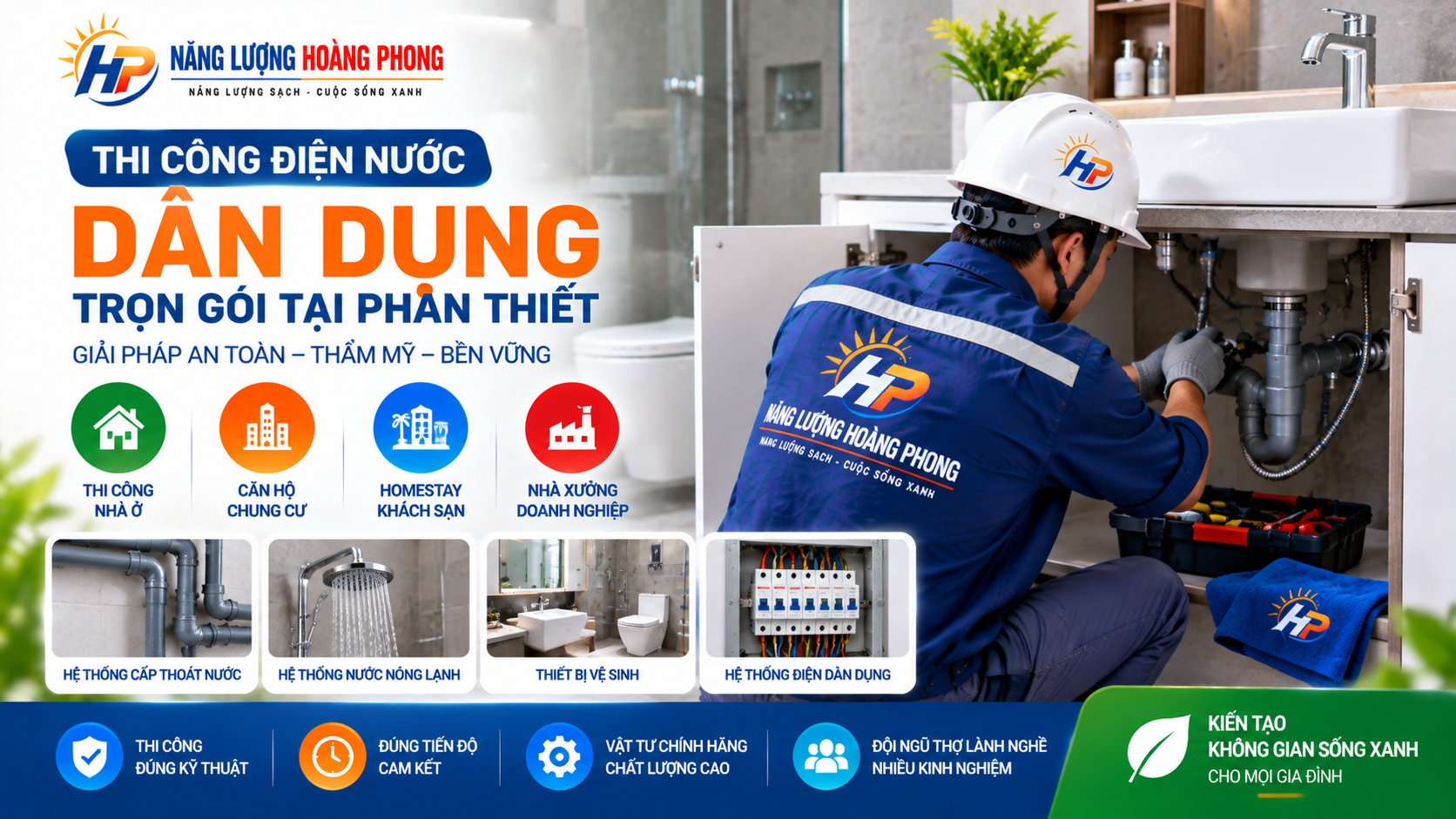 Thi Công Hệ Thống Điện Nước Dân Dụng Tại Phan Thiết